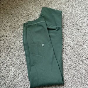 Lululemon wunder train high rise 23”. Size 4. Smoked spruce color.